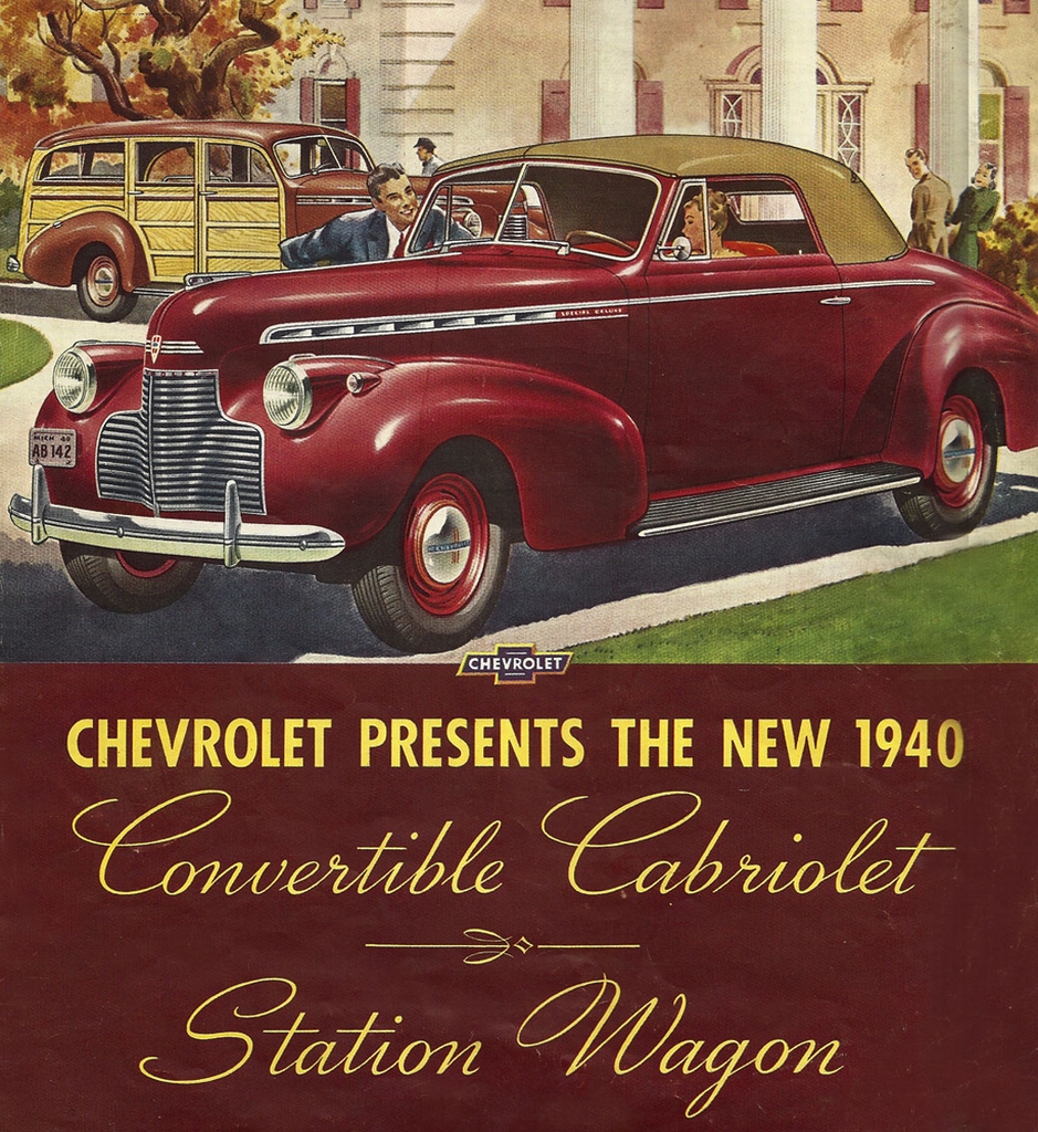 1940 Chevrolet Cabriolet and Wagon Folder